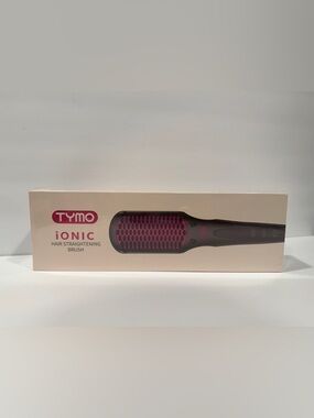 TYMO Ionic Hair Straightening Brush - Pink/Black - NIB